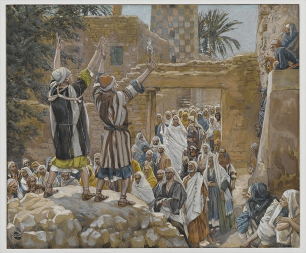 Detail of Two Blind Men at Jericho by James Jacques Joseph Tissot