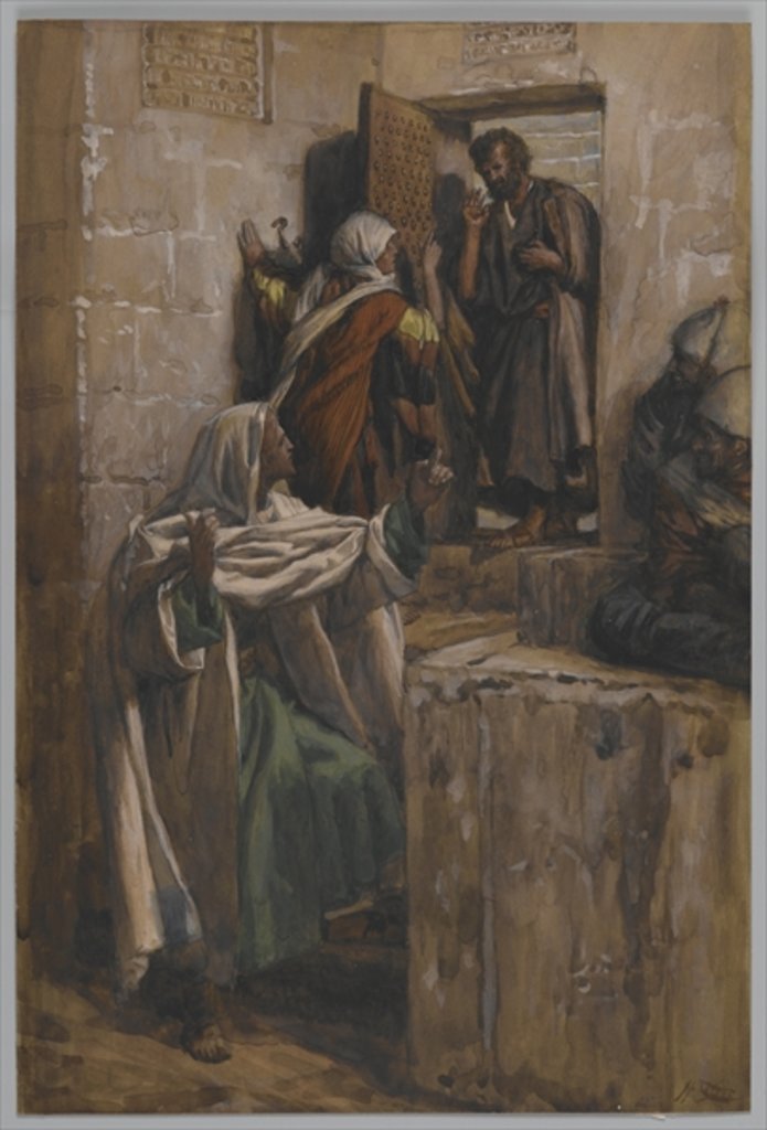 Detail of The First Denial of Saint Peter by James Jacques Joseph Tissot