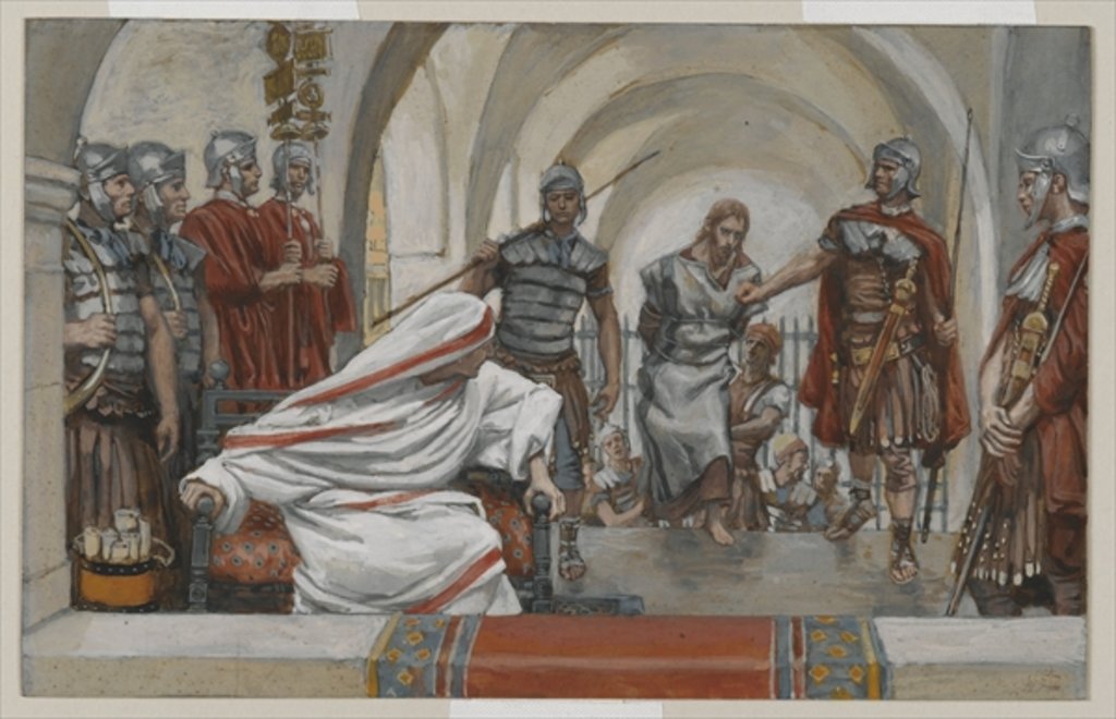 Detail of Jesus Led from Herod to Pilate by James Jacques Joseph Tissot