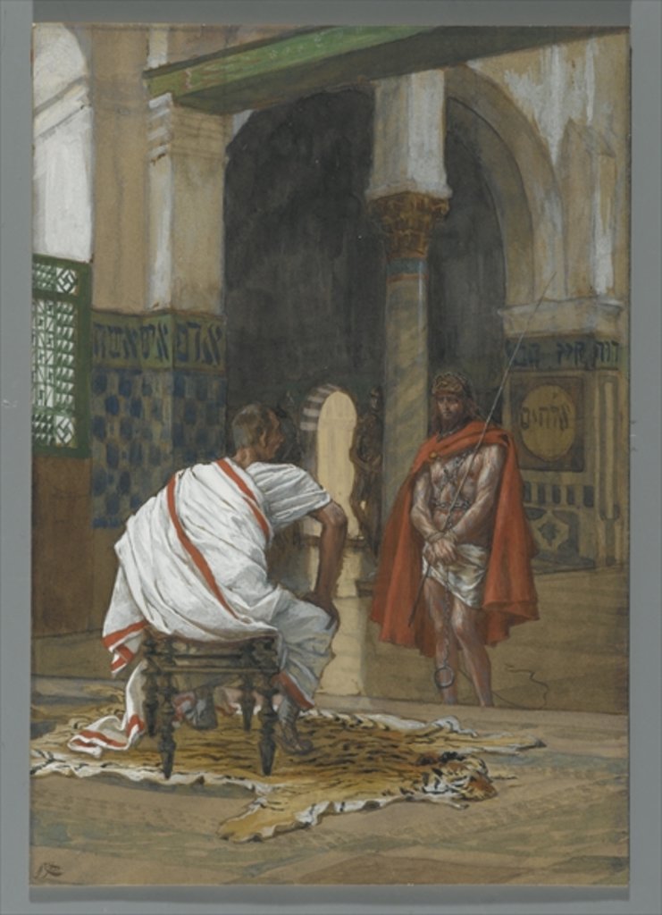 Detail of Jesus Before Pilate - Second Interview by James Jacques Joseph Tissot