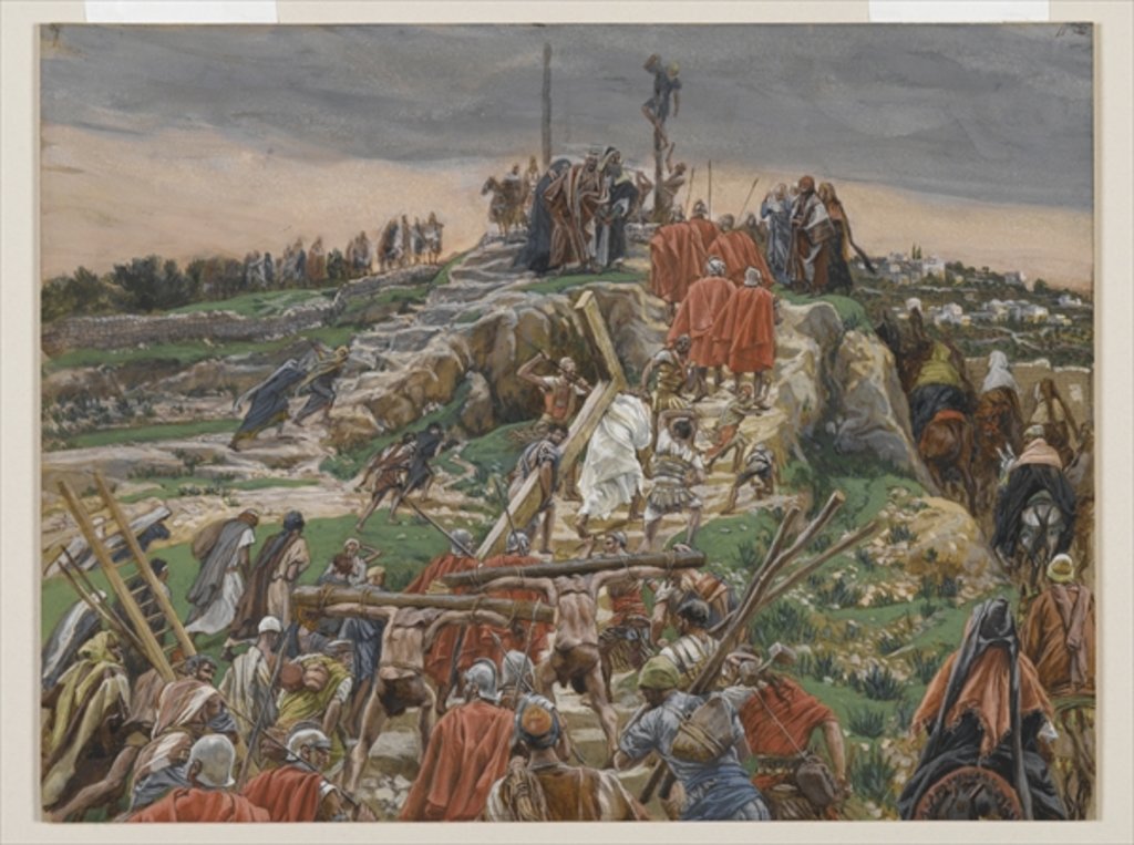 Detail of The Procession nearing Calvary by James Jacques Joseph Tissot