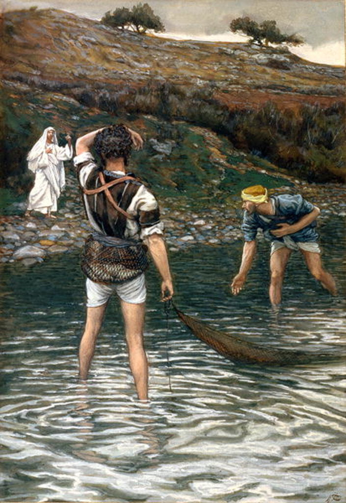 Detail of The Calling of St. Peter and St. Andrew by James Jacques Joseph Tissot