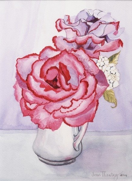 Detail of Madge's Rose, 2010 by Joan Thewsey