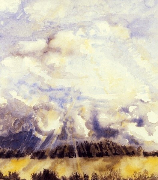 Detail of March Sky, 1989 by Joan Thewsey