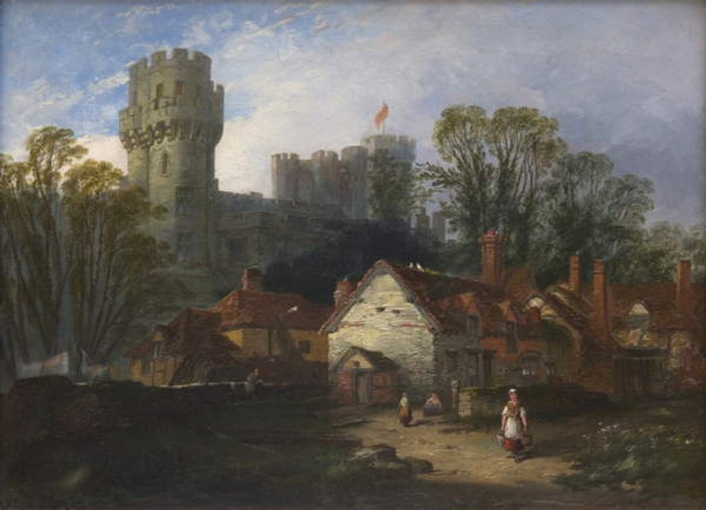 Detail of Warwick Castle, 1852 by William Pitt