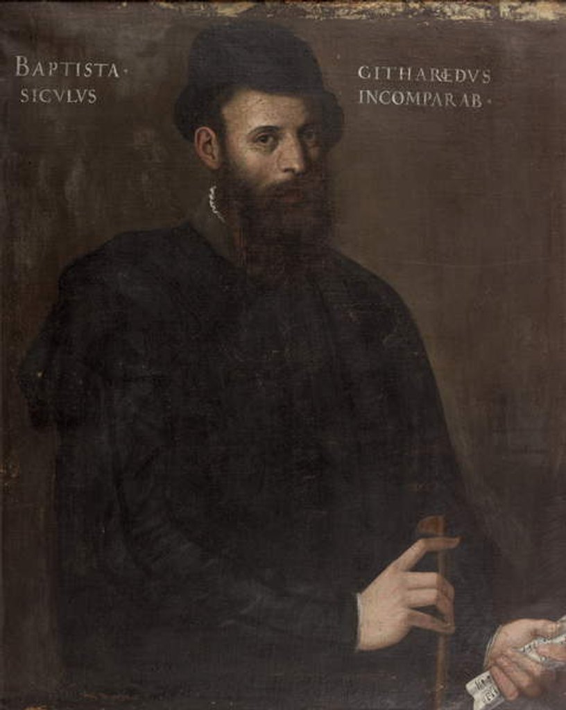 Detail of The Musician by Giovanni-Battista Moroni