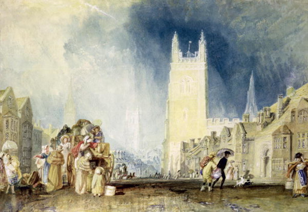 Detail of Stamford, c.1828 by Joseph Mallord William Turner