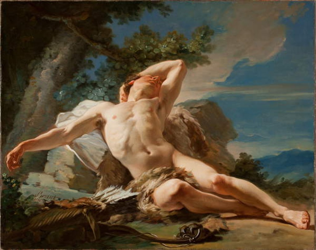 Detail of Sleeping Endymion, 1756 by Nicolas Guy Brenet