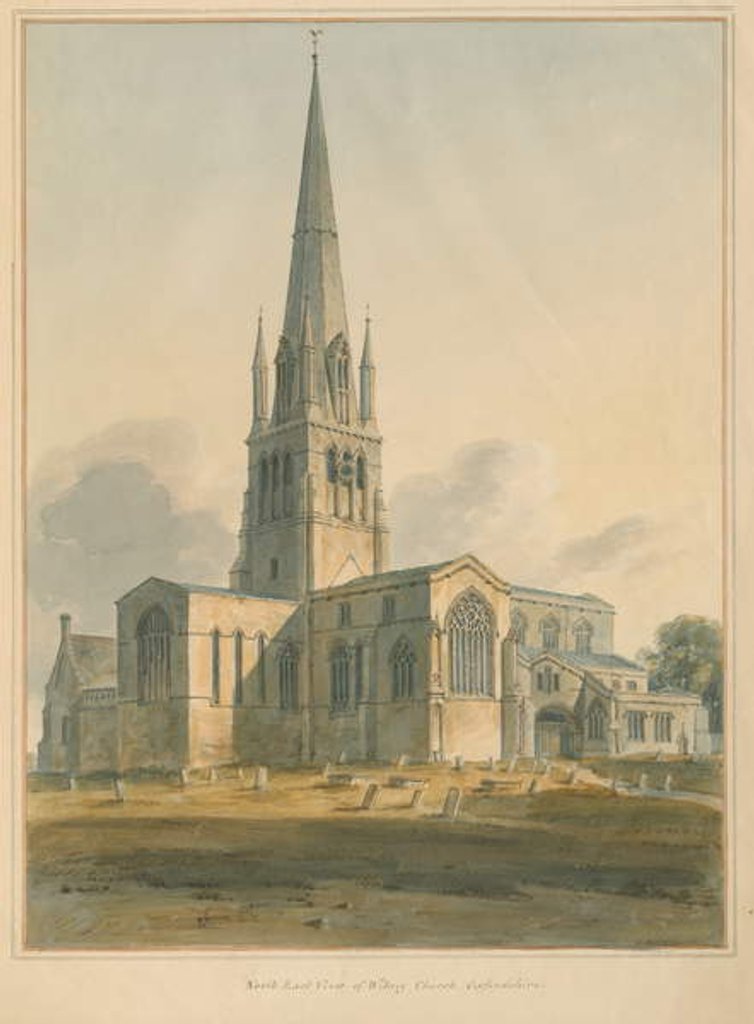 Detail of Oxfordshire - Witney Church, 1802 by John Buckler