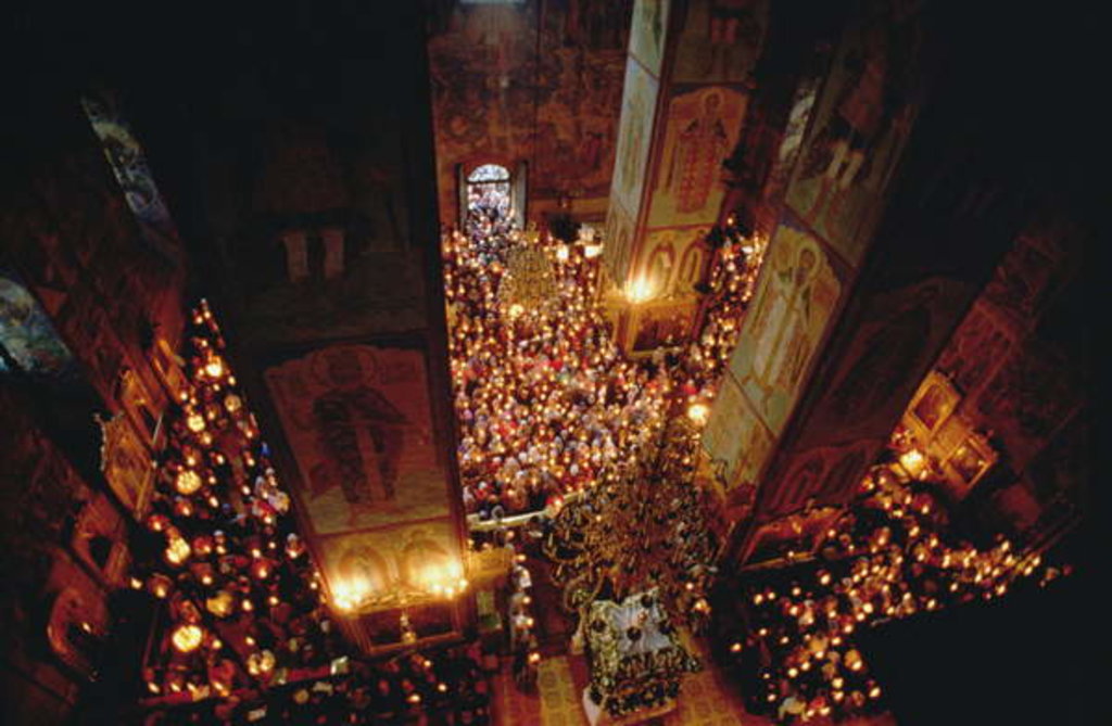 Detail of The Feast of the Assumption of the Virgin by Anonymous