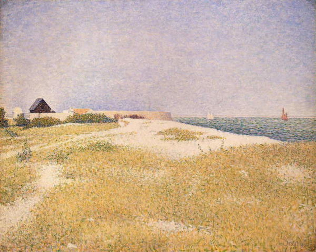 Detail of View of Fort Samson, 1885 by Georges Pierre Seurat