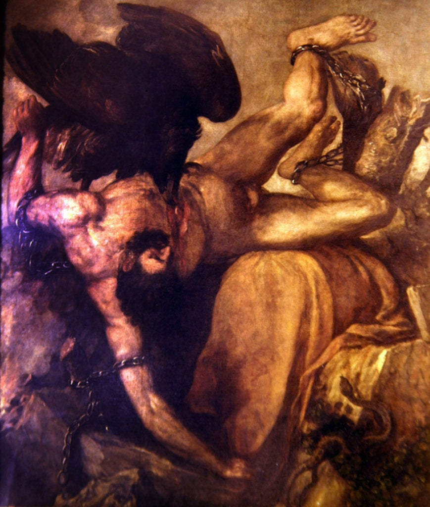 Detail of Prometheus by Francisco Jose de Goya y Lucientes