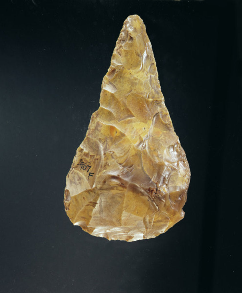 Detail of Acheulean Hand Axe by Paleolithic Paleolithic