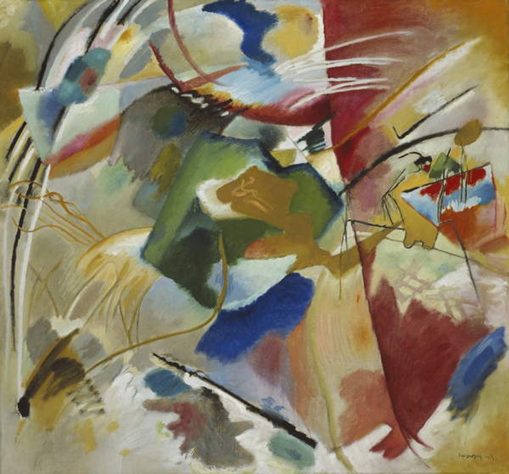 Detail of Painting with Green Center, 1913 by Wassily Kandinsky