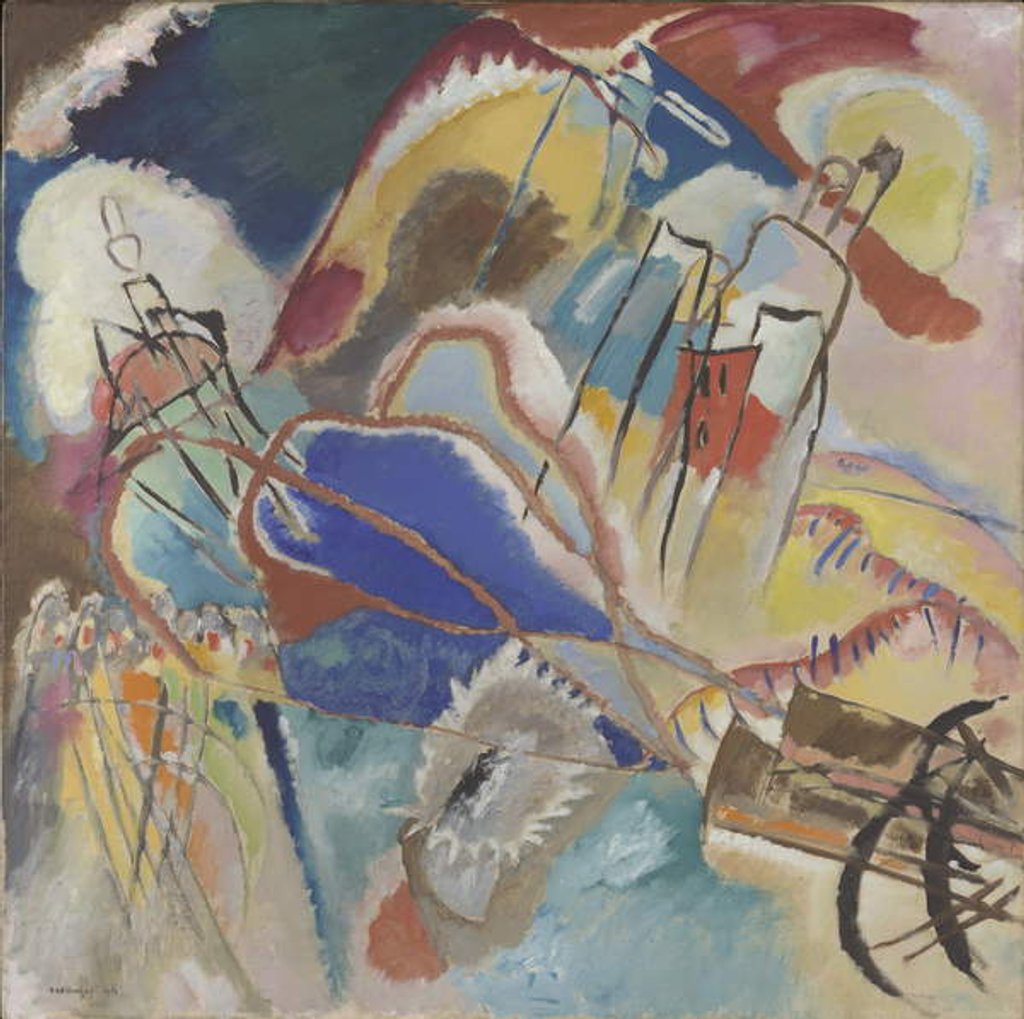 Detail of Improvisation No. 30, 1913 by Wassily Kandinsky