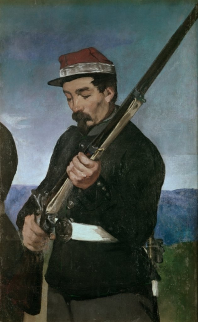 Detail of Non Commissoned Officer holding his Rifle by Edouard Manet