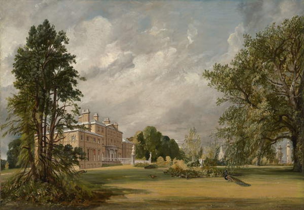 Detail of Malvern Hall, 1821 by John Constable