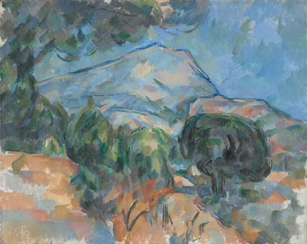 Detail of Mount Sainte-Victoire, c.1904 by Paul Cezanne