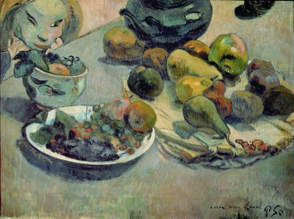 Detail of Still Life with Fruit, 1888 by Paul Gauguin