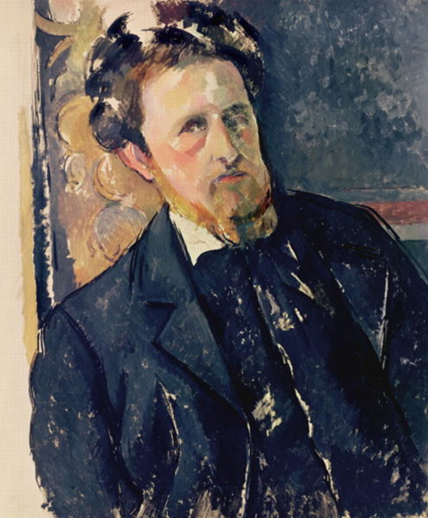 Detail of Portrait of Joachim Gasquet 1896-97 by Paul Cezanne