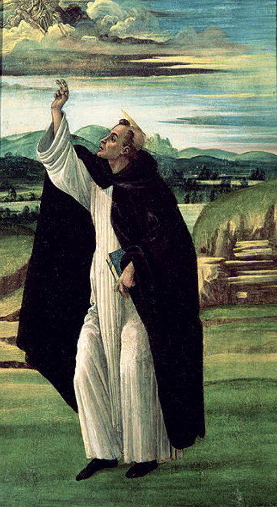 Detail of St. Dominic, c.1498-1505 by Sandro Botticelli