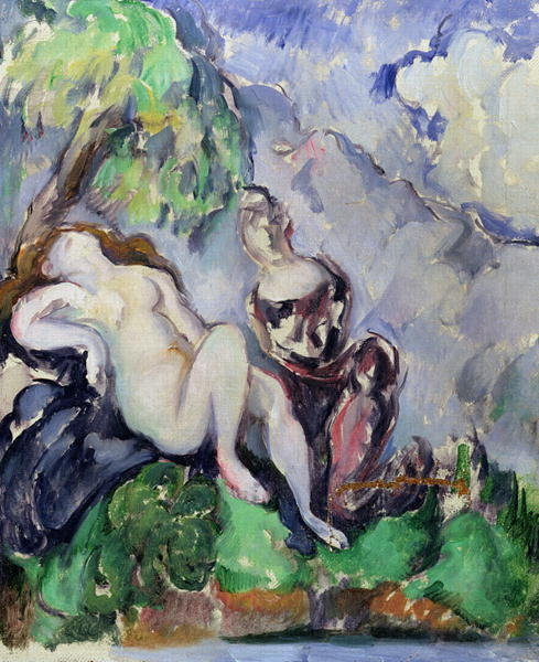 Detail of Bathsheba, c.1880 by Paul Cezanne