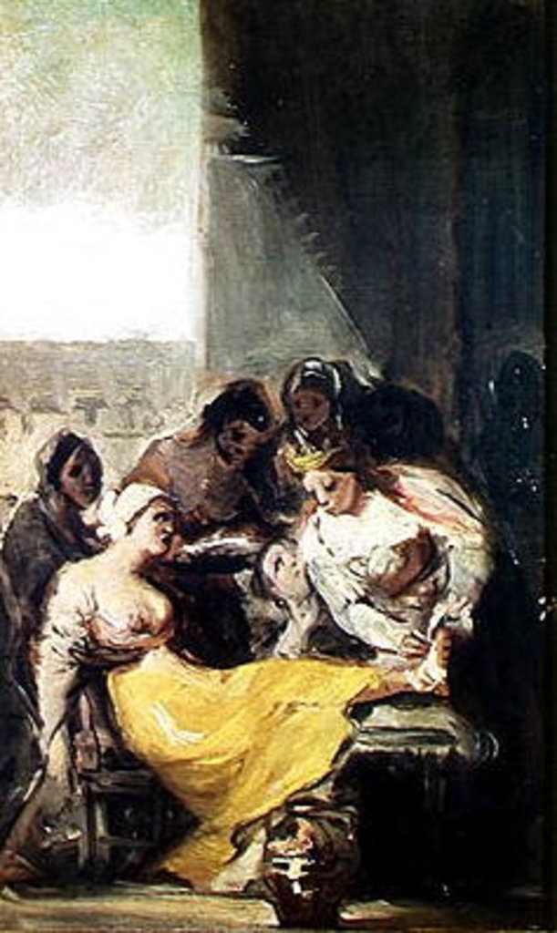 Detail of St. Isabella Caring for the Lepers by Francisco Jose de Goya y Lucientes