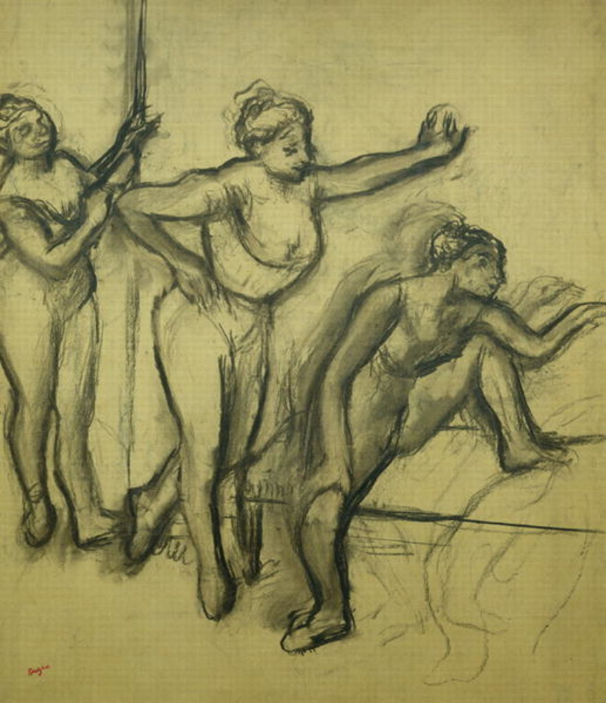 Detail of Three Dancers, c.1900 by Edgar Degas