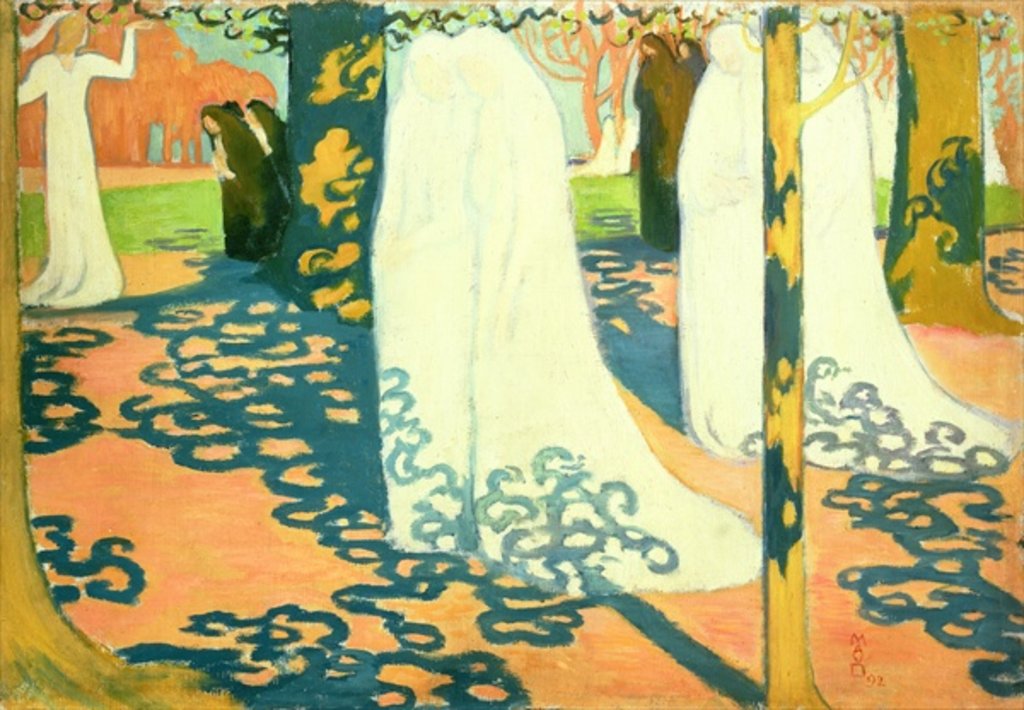 Detail of Procession under the Trees, 1892 by Maurice Denis