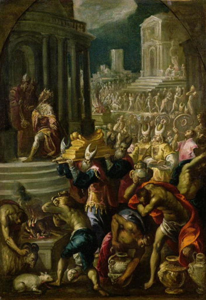 Detail of Dedication of the Temple of Jerusalem by Andrea Michieli