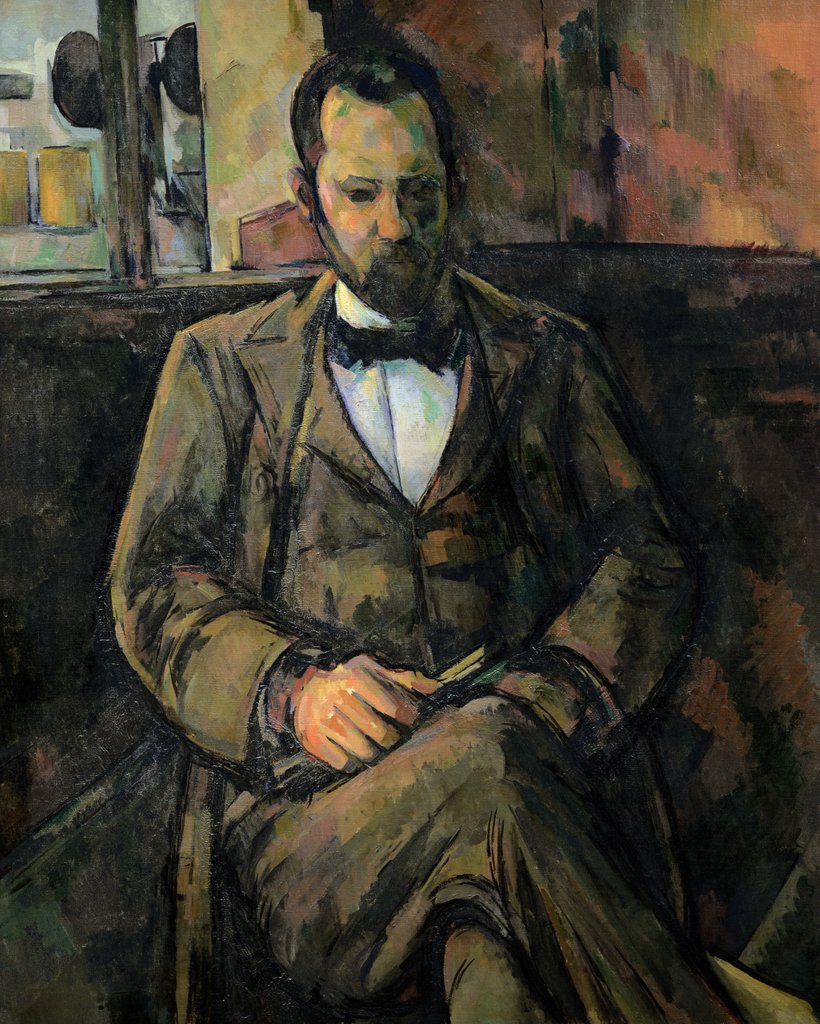 Detail of Portrait of Ambroise Vollard, 1899 by Paul Cezanne