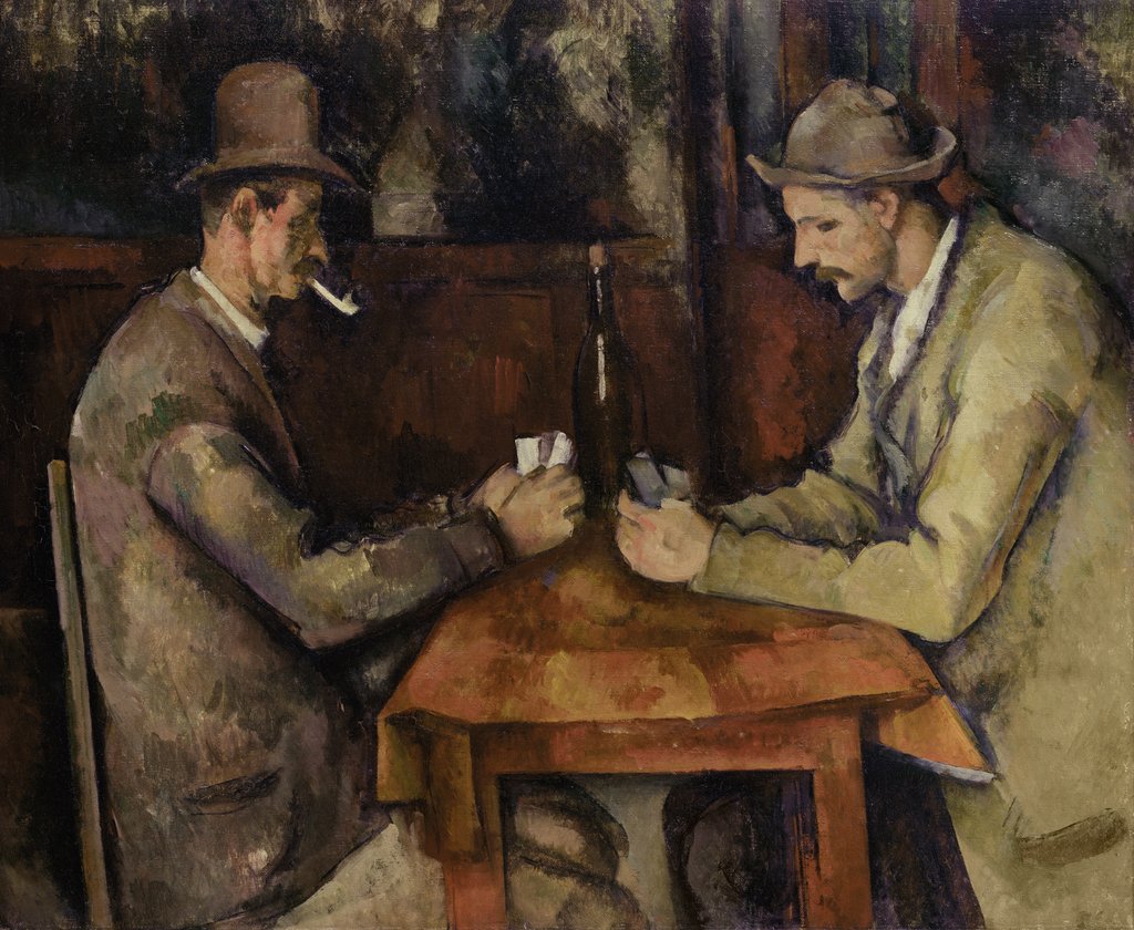 Detail of The Card Players, 1893-96 by Paul Cezanne