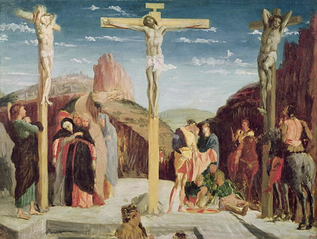 Detail of Calvary, after a painting by Andrea Mantegna by Edgar Degas