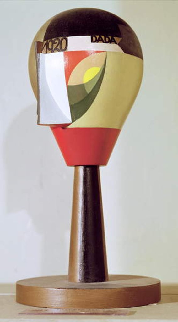 Detail of Dada Head, 1920 by Sophie Taeuber-Arp