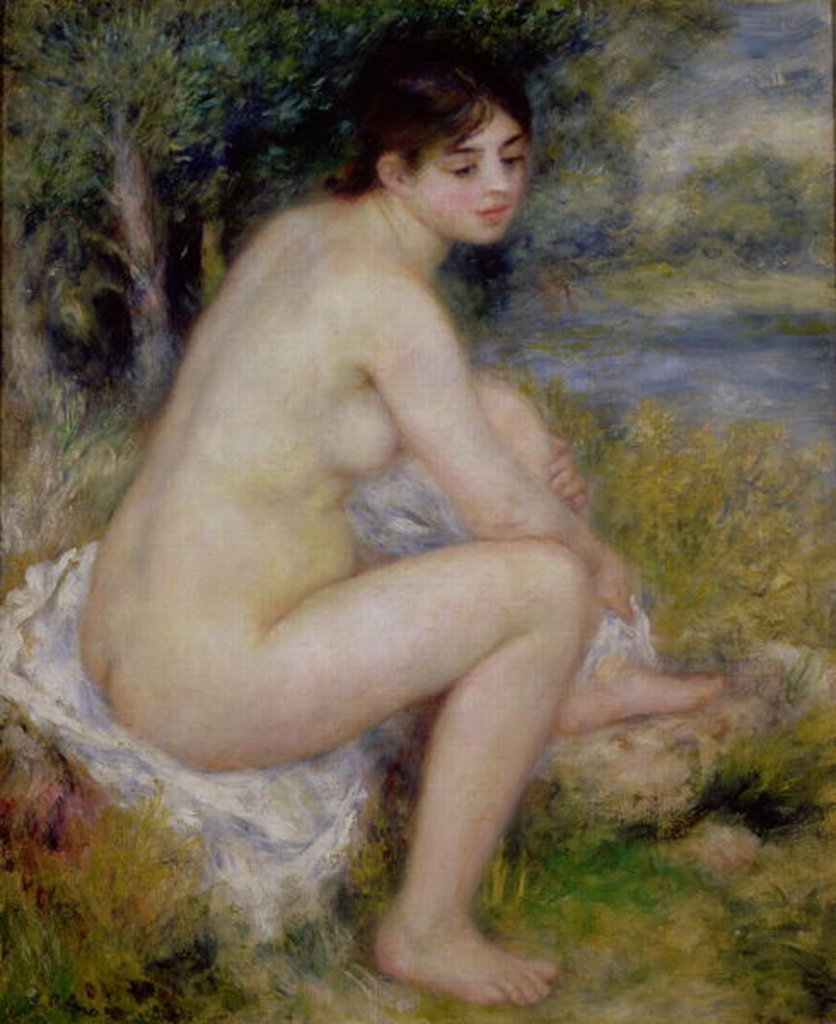 Detail of Nude in a Landscape, 1883 by Pierre Auguste Renoir