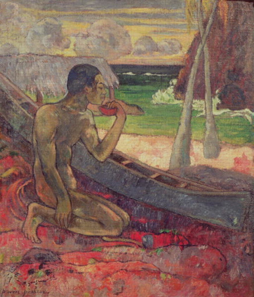 Detail of The Poor Fisherman, 1896 by Paul Gauguin