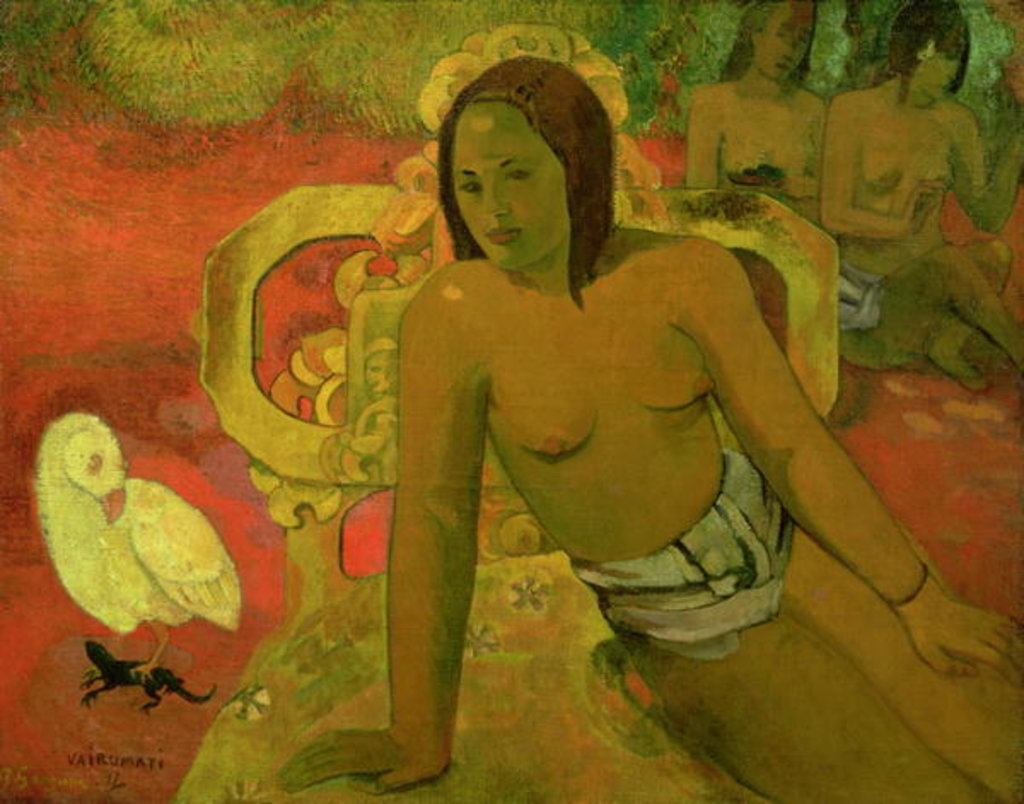 Detail of Vairumati, 1897 by Paul Gauguin