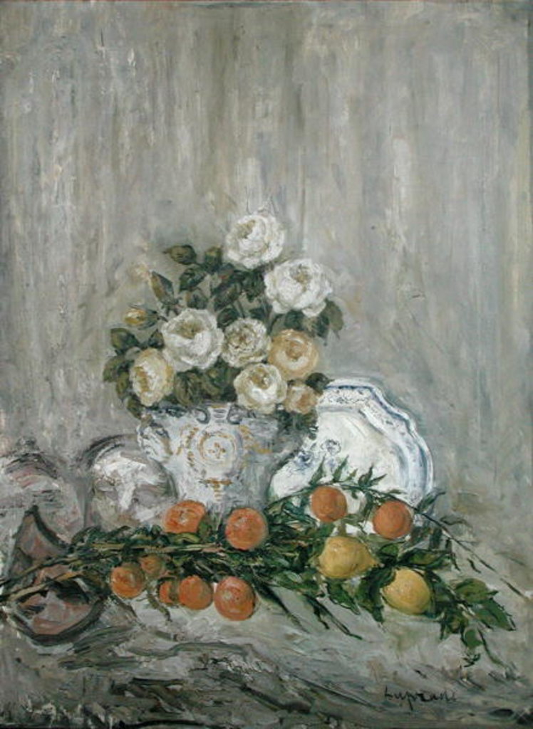 Detail of Roses and Lemons by Pierre Laprade