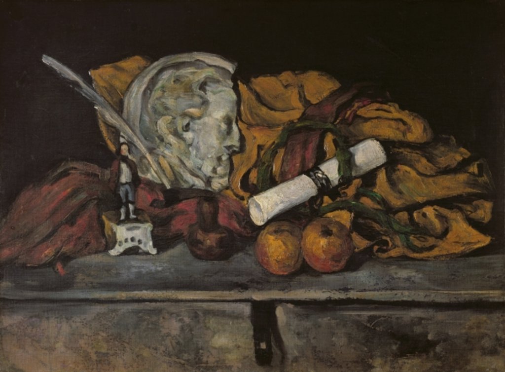 Detail of Still Life of the Artist's Accessories, 1872 by Paul Cezanne