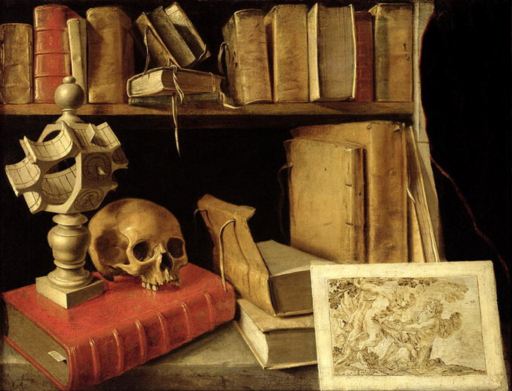 Detail of Vanitas with a Sundial, c.1626-40 by French School