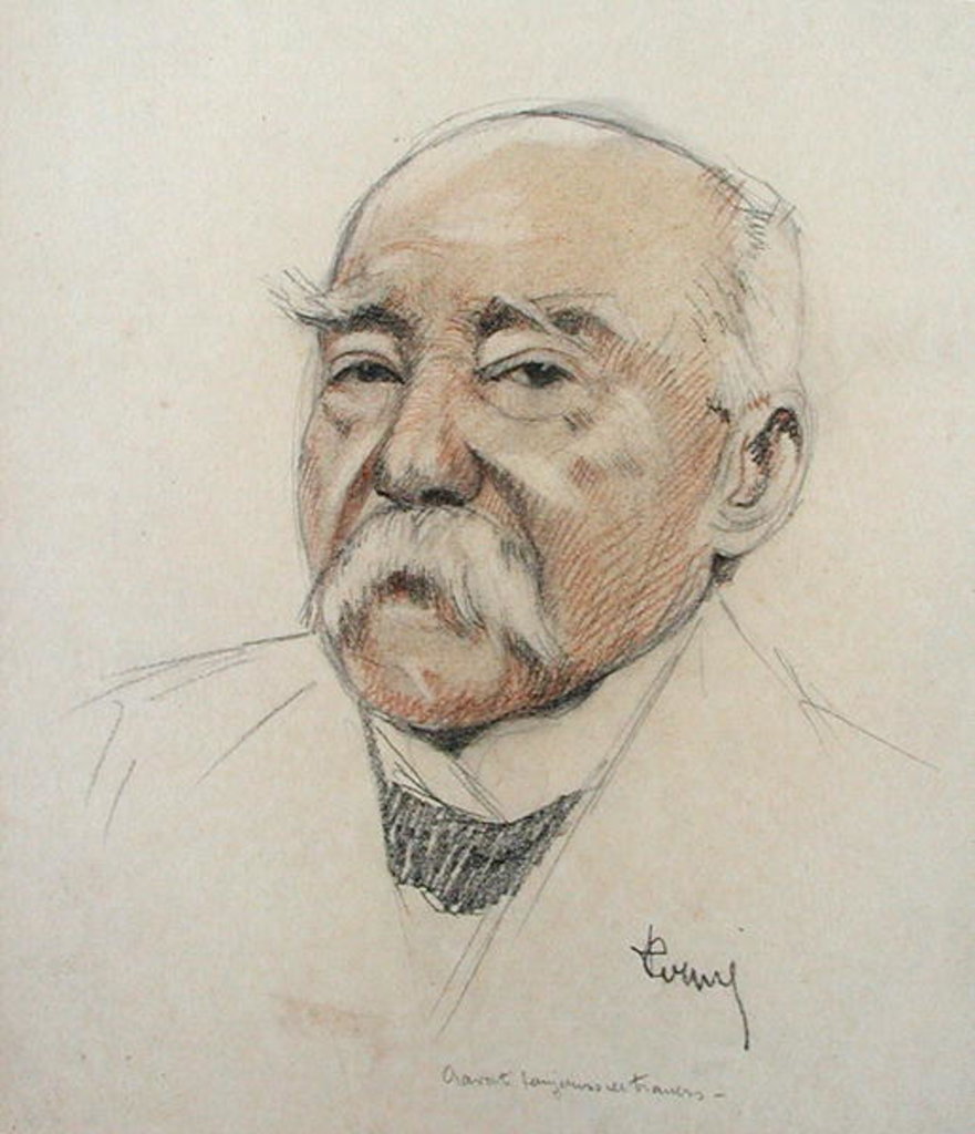 Detail of Portrait of Georges Clemenceau by French School