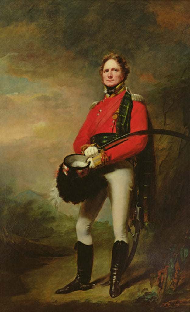 Detail of Major James Lee Harvey by Henry Raeburn