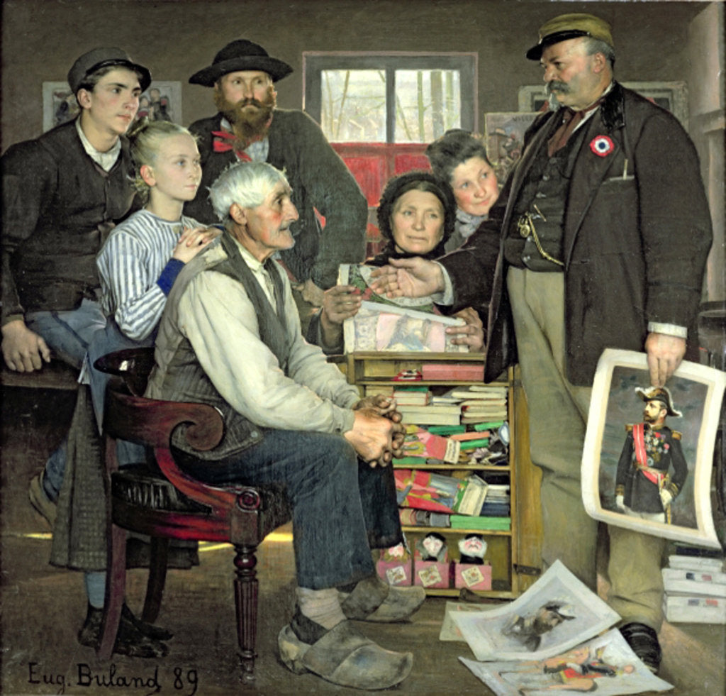 Detail of Propaganda, 1889 by Jean Eugene Buland