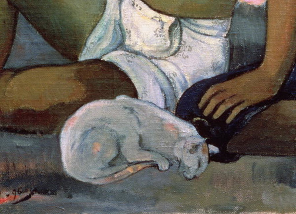 Detail of Eiaha Ohipa or Tahitians in a Room, 1896 by Paul Gauguin