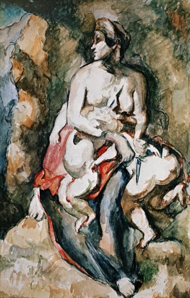 Detail of Medea, 1880 by Paul Cezanne