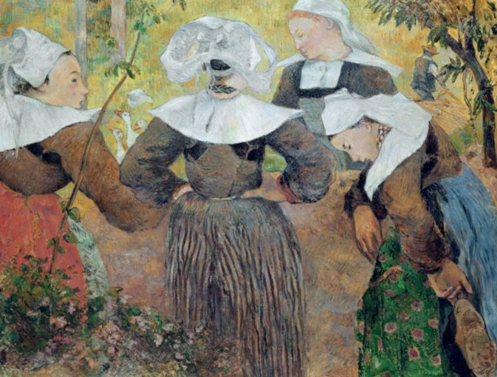 Detail of Four Breton Women, 1886 by Paul Gauguin