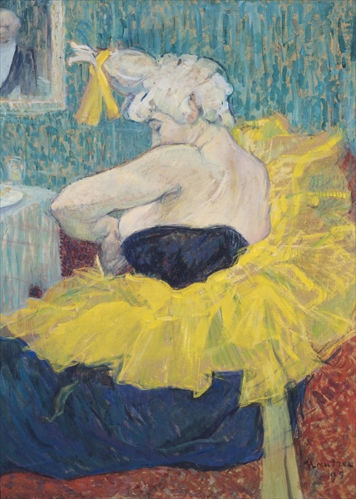 Detail of The Clowness Cha-U-Kao in a Tutu, 1895 by Henri de Toulouse-Lautrec