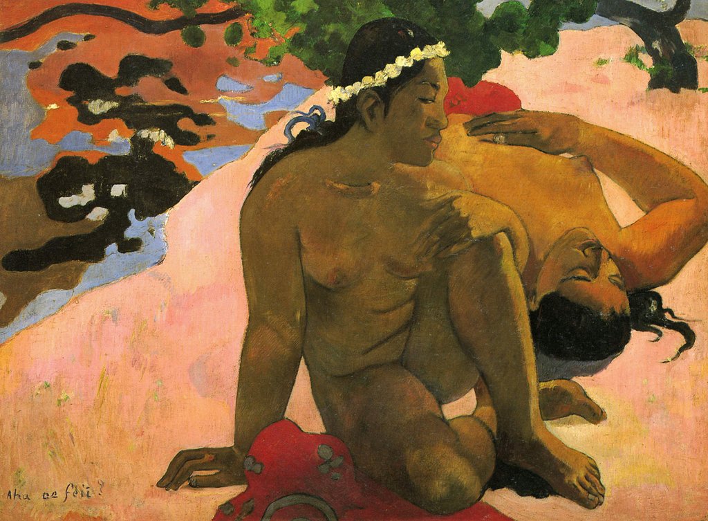 Detail of Aha oe Feii?, 1892 by Paul Gauguin