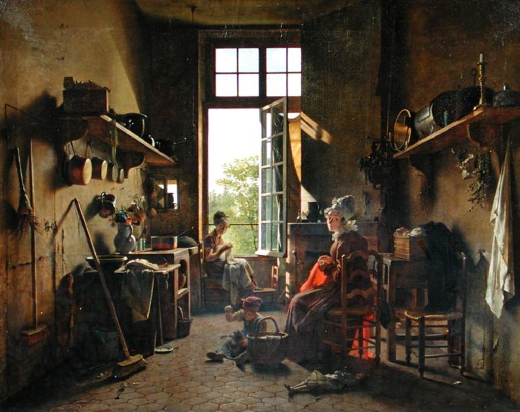 Detail of Interior of a Kitchen, 1815 by Martin Drolling