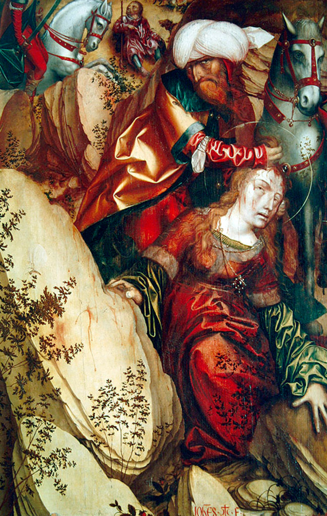 Detail of The Martyrdom of St. Barbara, 1503 by Hans Fries